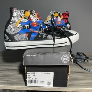 Unisex Converse Hi Tops- Superman